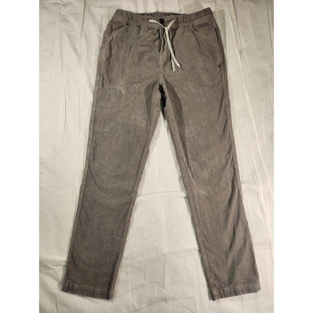 Vuori Optimist Cord Pant V440 Gray Grey Men's Large Corduroy Pants Mens